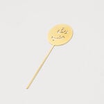 La Mesa Food Stand Set, Matt Champagne Gold, 4 Pieces image number 1