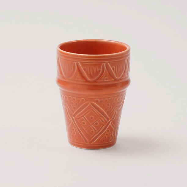 Dallaty Moroccan Tea Cup Dark Orange, 6 Pieces image number 1
