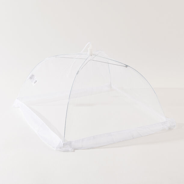 "Alberto ribbon lace foldable food cover 36cm, white image number 0