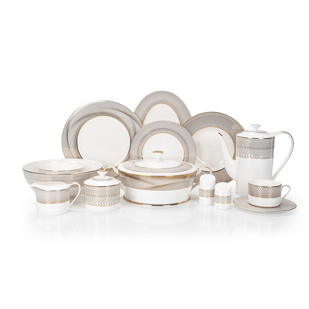 Fine Bone Porcelain Dinner Set 47 Pcs image number 0