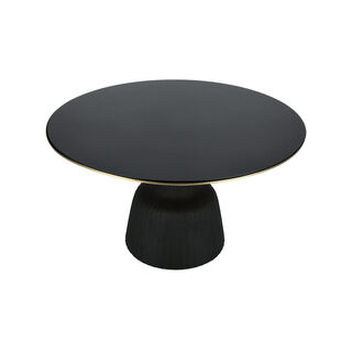 Coffee Table Base Mirorr Top Black