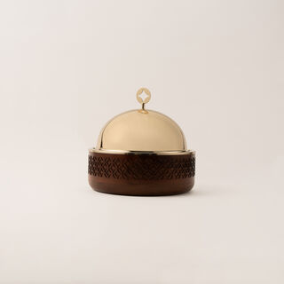La Mesa big food server in Gold metal 3 L