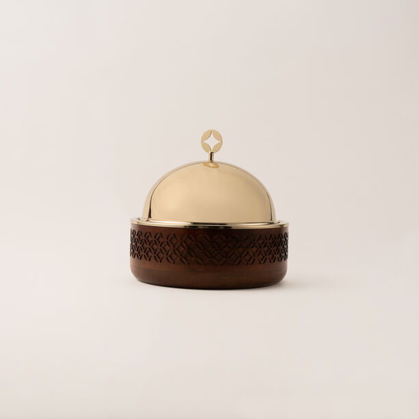 La Mesa big food server in Gold metal 3 L image number 2