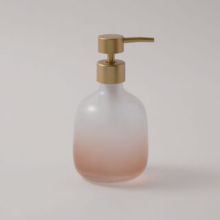 هومز طقم حمام زجاج 3 قطع، بيج