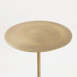 Homez Marble Side Table, Beige 31*53 Cm