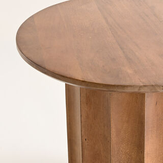 Homez side table wood in brown, 50*55*55cm