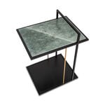 Marble Sofa Side Table Forest Green image number 1
