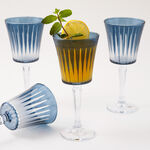 La Mesa Glass Juice Cups Set 4Pcs 290Ml, Blue image number 3