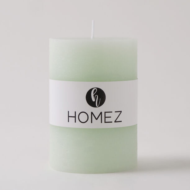 Homez pillar candle 7*10cm, green image number 3