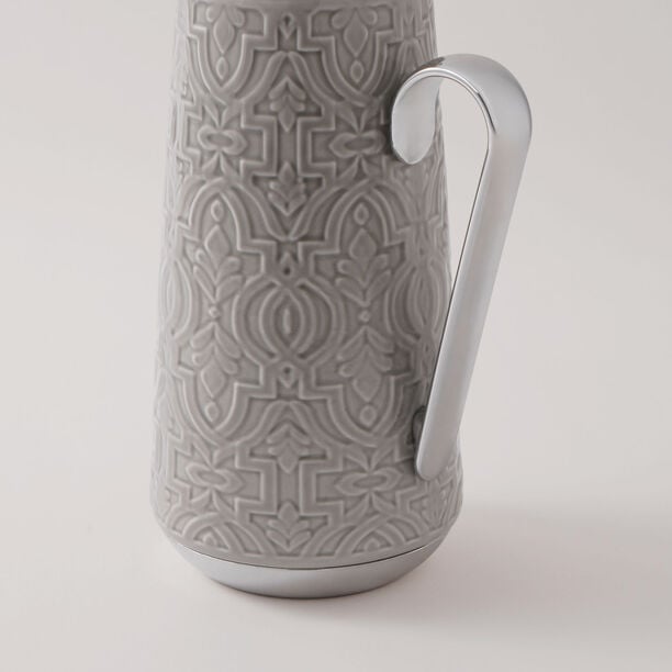 دلتي دلة بورسلان، رمادي 1 لتر image number 2