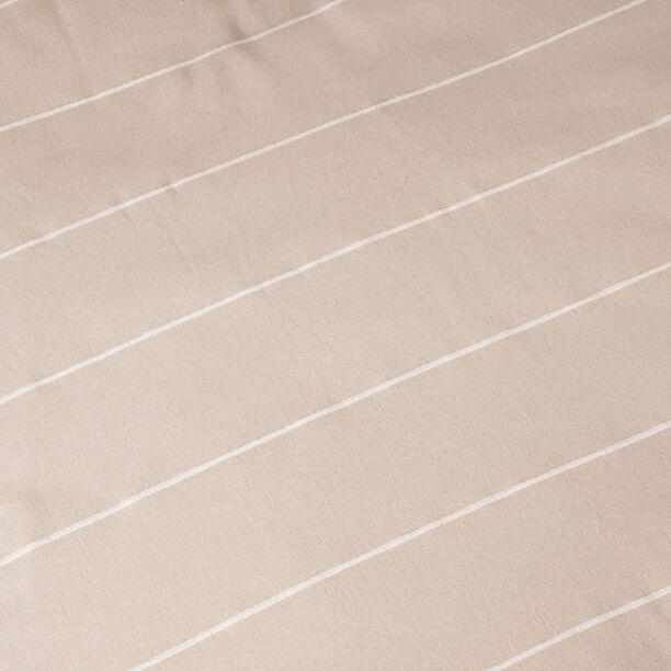 Taupe striped comforter set 2 pcs twin size 1* 180*200cm comforter + 1 50*75 pillow cover image number 2
