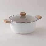 Alberto almuinum 7pcs cookware set, white image number 2