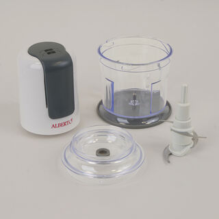 Alberto electric chopper 500ml, 400w, 2 speeds, white