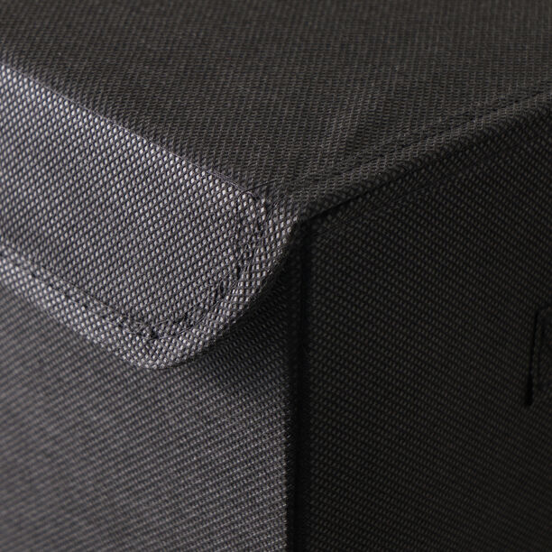 Homez polyester clothes organizer laundry box, black 62*32*17 image number 3