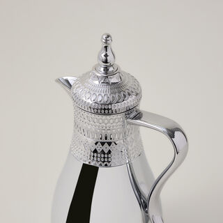 Dallaty jambiyah set of 2 silver steel vacuum flask