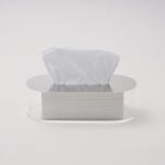 Marjan Collection Homez Tissue Box, Silver image number 1