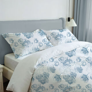 Cottage 6pcs lily slate design microfiber comforter set, king 220*240cm