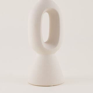 Homez ceramic candle holder 13.8*13.8*40 cm