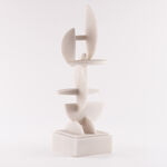 Homez resin jazz decorative sculpture 26.5*20*59.5cm, white image number 0