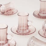 Dallaty 12pcs glass tea set, light purple image number 1