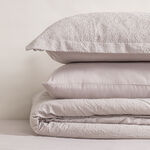 Boutique Blanche Microfiber Ornament Comforter Set 6Pc Light Grey 240*200 Cm image number 4