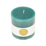 Pillar Candle Rustic Turquoise image number 1