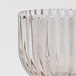 طقم أوعية حلوى لا ميسا زجاج لون عسلي 4 قطع image number 3