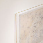 Homez marble candles serving tray 32*28*4cm, white image number 3