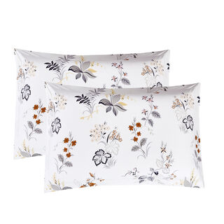 Unique home 6pc leafy super king cotton comforter set 260*240cm
