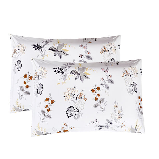 Unique home 6pc leafy super king cotton comforter set 260*240cm image number 4