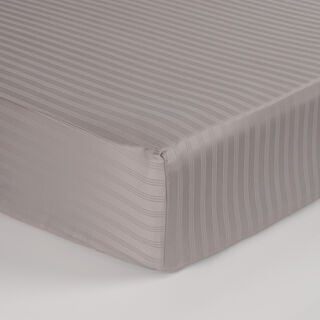 شرشف قطن بمطاط 400 خيط من أمبرا   200*200سم رمادي