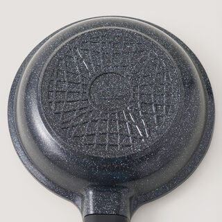 Alberto aluminum frying pan with lid 1.5l, black