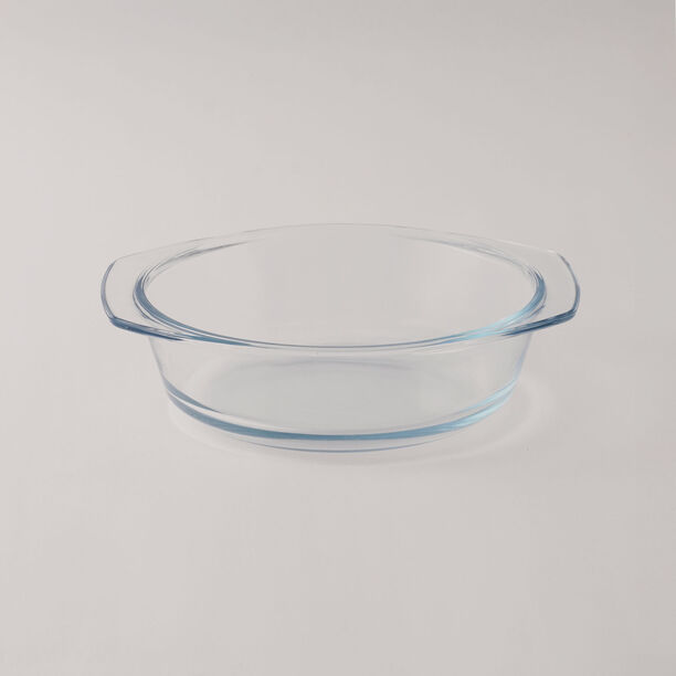 البرتو طاجن دائري بغطاء زجاج بروسليكات 1.5لتر image number 0