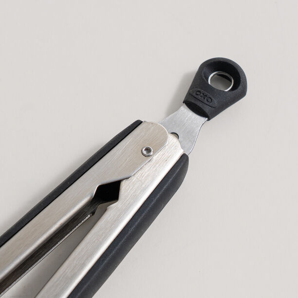 OXO stainless steel locking tongs 23cm, black image number 2