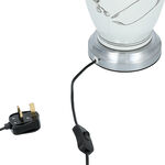 Table Lamp White And Bird Patten 17*17*43 cm image number 2