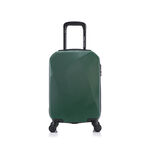 4 Piece Dark Green Abs Travel Bag Set Diamond image number 7