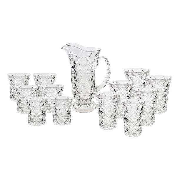 La Mesa Sofiero Glass Drink Set 13 Pieces image number 1