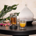 Dallaty glass with black patterns Tea and coffee cups set 18 pcs image number 5