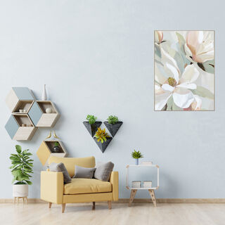 Homez canvas wall art painting floral printed 90*120*4.5cm