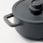 Berghoff aluminum two handle pan 24cm, black image number 1