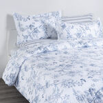 Cottage icy floral 6pc comforter queen blue 200*240 cm image number 0