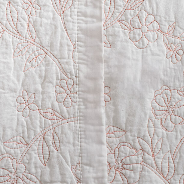 بوتيك بلانش طقم لحاف كينج قطن 3 قطع 250*240سم، أبيض image number 6