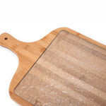 Alberto Wooden Cutting Board With Glass Surface  image number 1