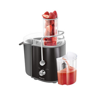 Sencor stainless steel black juicer 800W, 1600ml