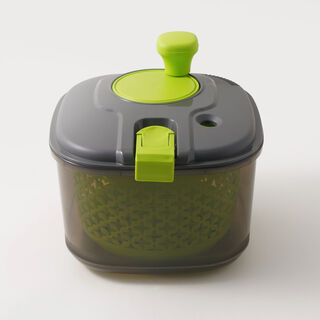 Alberto Plastic Salad Spinner, Green 4.2 Liter