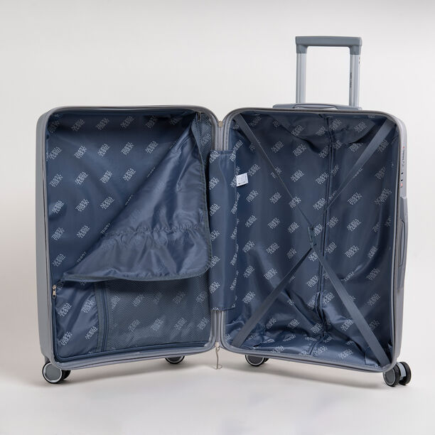 Travel vision durable PP 3 pcs luggage set, silver image number 3