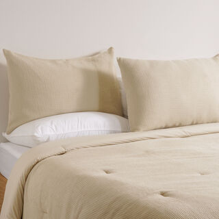 Boutique Blanche comforter 3pcs cotton beige full size 260*240