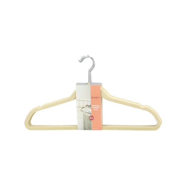 6Pcs Set Of Flocking Hanger image number 0