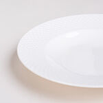 La Mesa Embossed White 18 Pieces Dinner Set Serve 4  image number 3