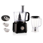 Truva Black Plastic 7 In 1 Food Processor, 2.1L image number 0